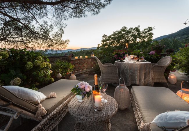 Villa a Capannori - FRANTOIO a Romantic Farmhouse Apartment with Terrace and Views