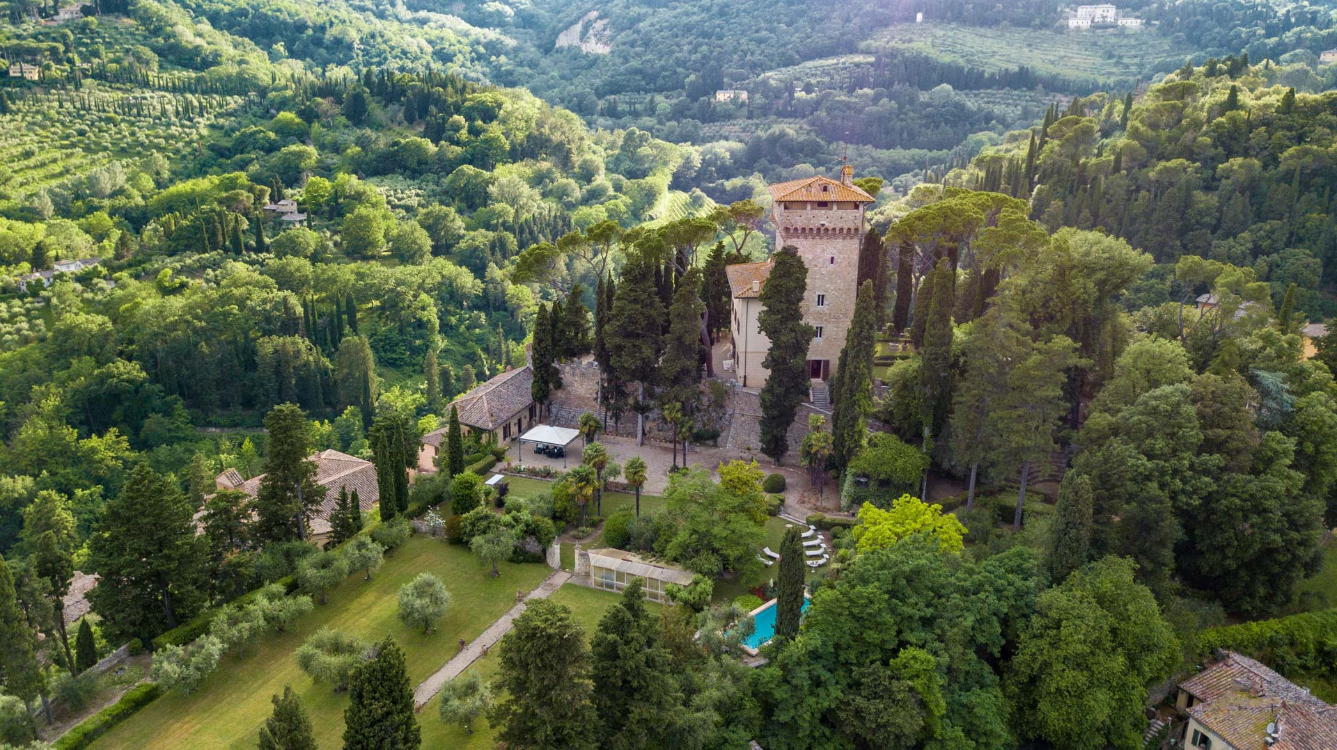 Villa a Cetona - Rocca di Cetona, a Luxury Castle with Pool in Tuscany