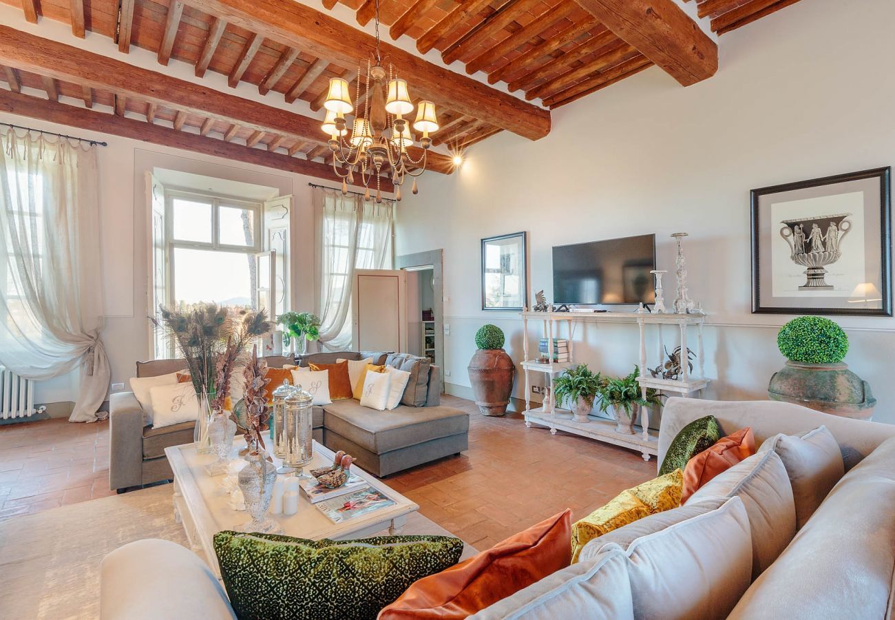 Villa a Lucca - RENAISSANCE WINERY VILLA AMONG THE VINEYARDS, 9 BEDROOMS, 7 BATHS, WIFI, AIR CON