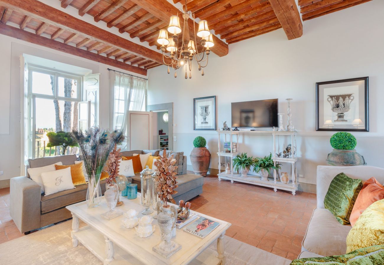 Villa a Lucca - RENAISSANCE WINERY VILLA AMONG THE VINEYARDS, 9 BEDROOMS, 7 BATHS, WIFI, AIR CON