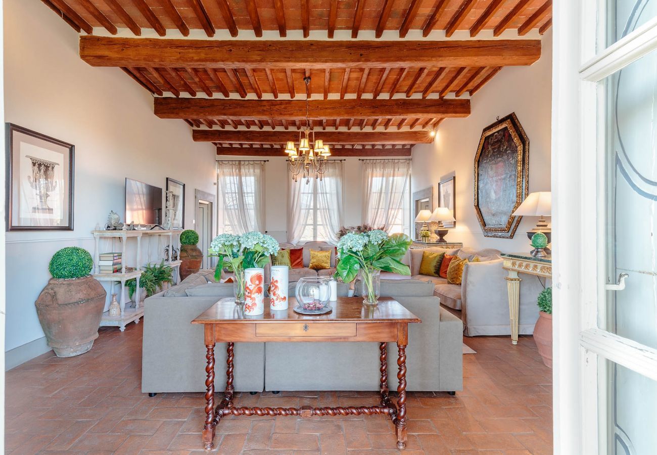 Villa a Lucca - RENAISSANCE WINERY VILLA AMONG THE VINEYARDS, 9 BEDROOMS, 7 BATHS, WIFI, AIR CON