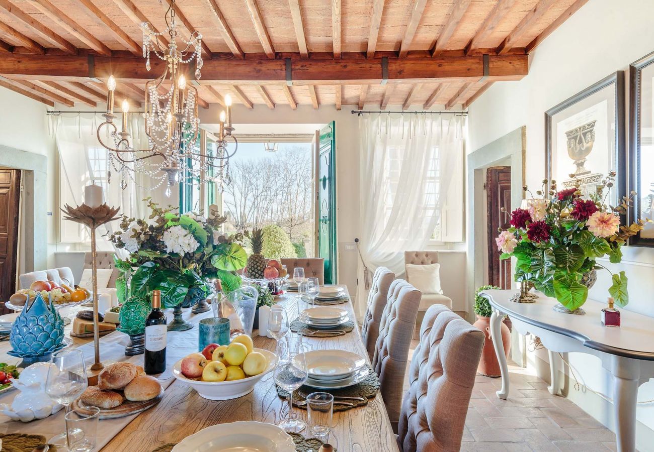 Villa a Lucca - RENAISSANCE WINERY VILLA AMONG THE VINEYARDS, 9 BEDROOMS, 7 BATHS, WIFI, AIR CON