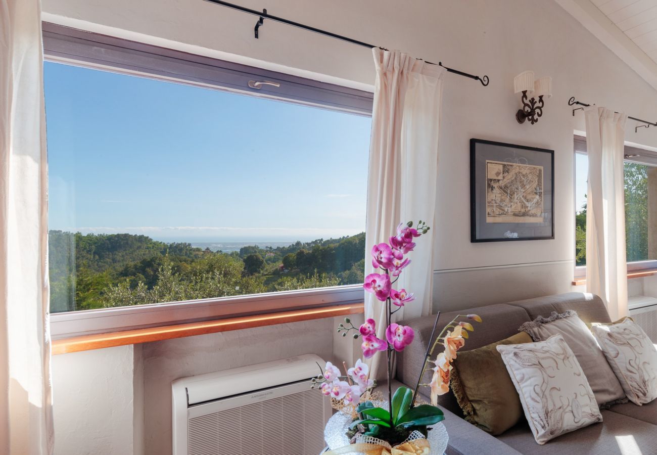 Villa a Montemagno - ALCOVA TOBINO, a Romantic Farmhouse with Private Pool and a Magnificent view over the Sea