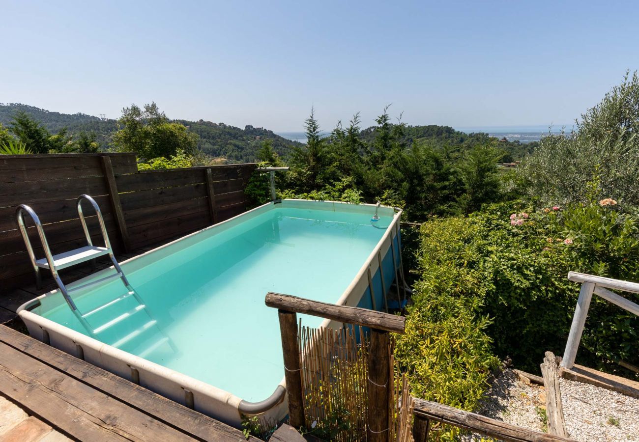 Villa a Montemagno - ALCOVA TOBINO, a Romantic Farmhouse with Private Pool and a Magnificent view over the Sea