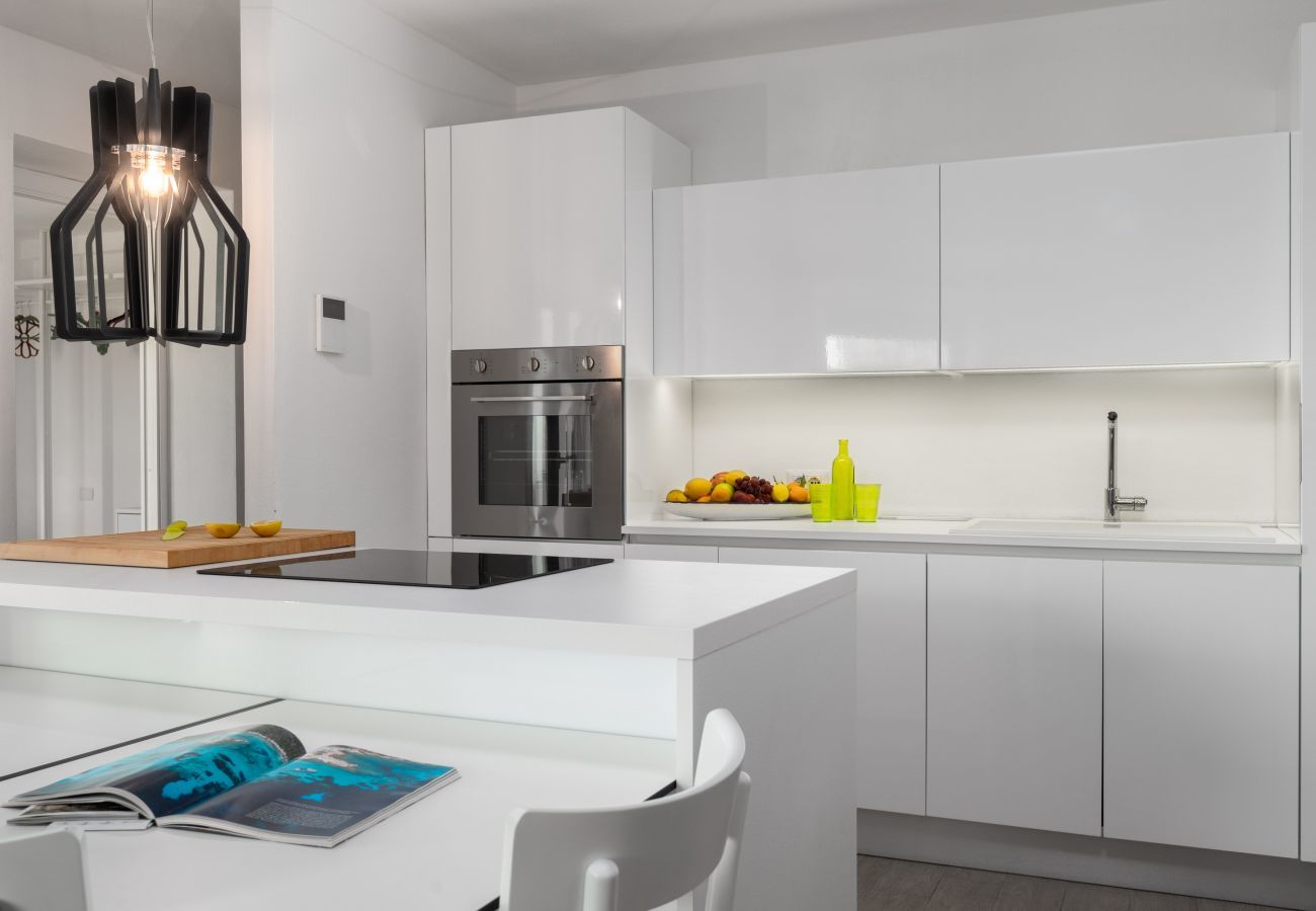 WLofts 14 - Cucina di design con elettrodomestici moderni, casa vacanza Klodge in Sardegna