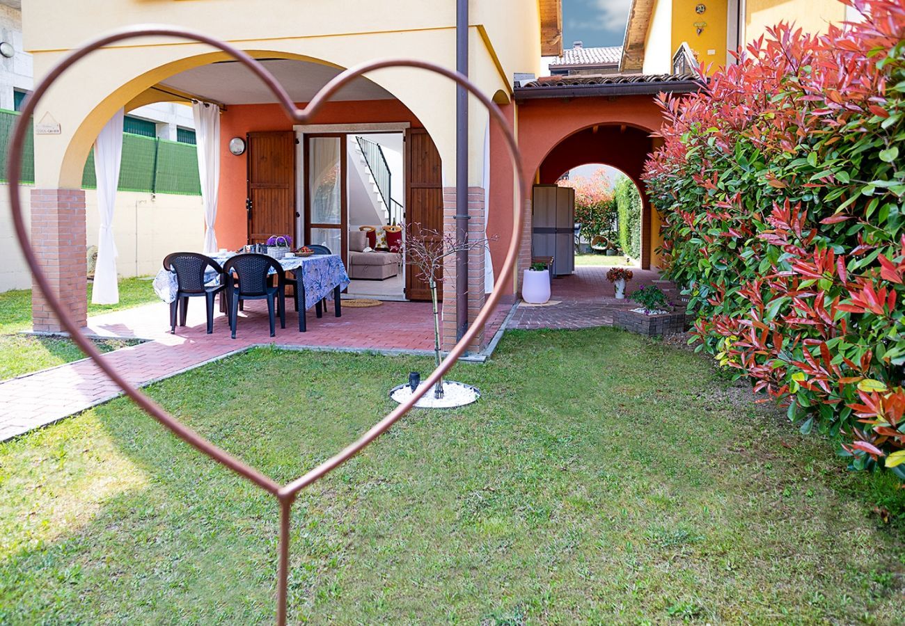 Villetta a Lazise - Regarda - Villetta Gruber con giardino privato, portico, piscina