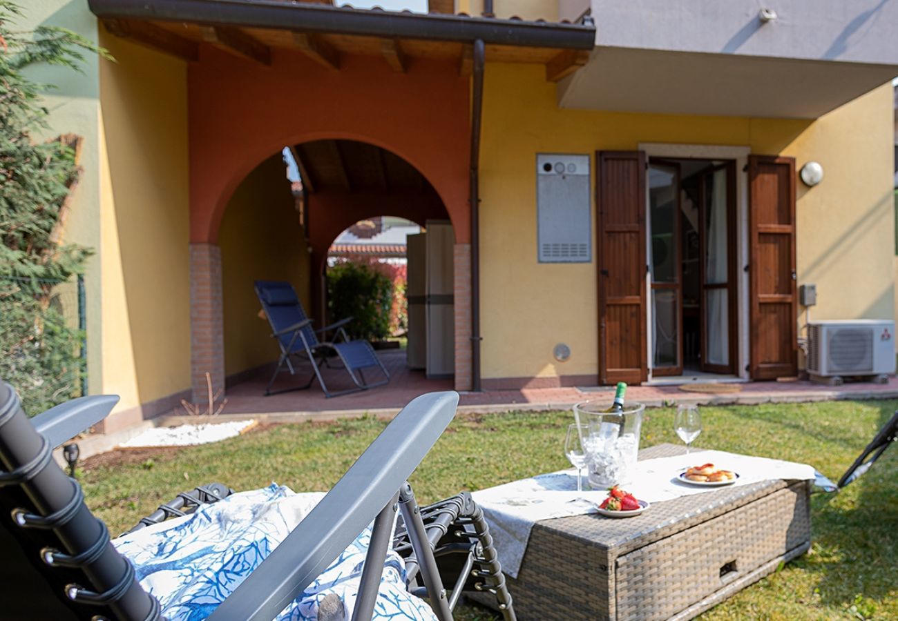 Villetta a Lazise - Regarda - Villetta Gruber con giardino privato, portico, piscina