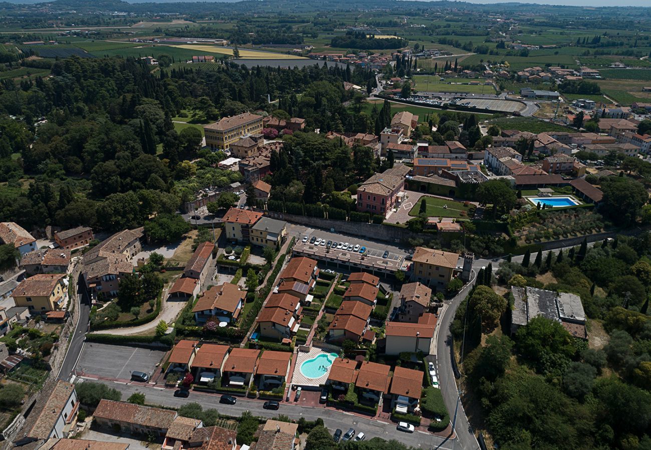 Villetta a Lazise - Regarda - Villetta Gruber con giardino privato, portico, piscina