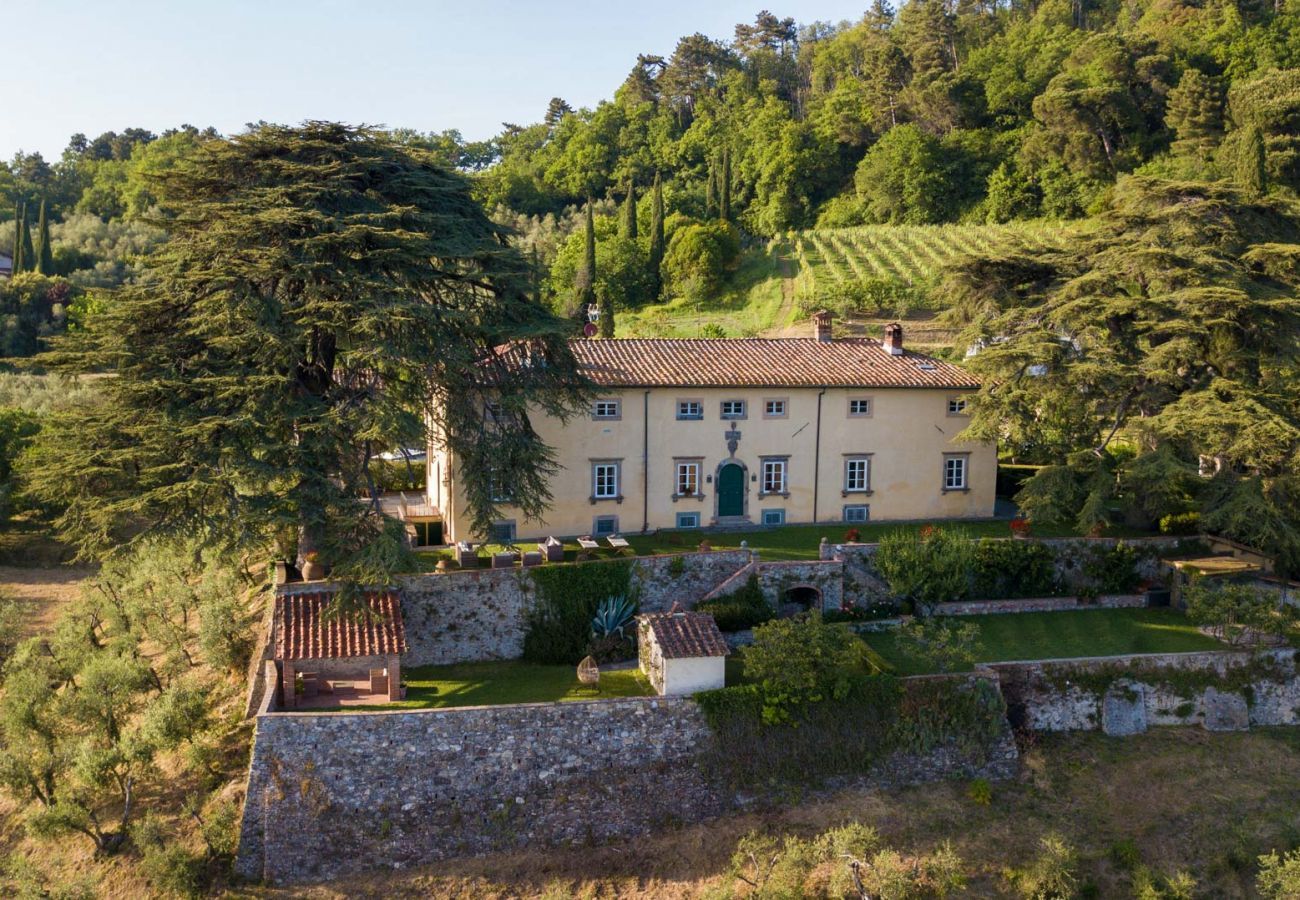 Villa a Lucca - VILLA BORBONE in Pieve Santo Stefano, a Luxury Renaissance Panoramic 9 Bedrooms Retreat Villa with Private Pool 