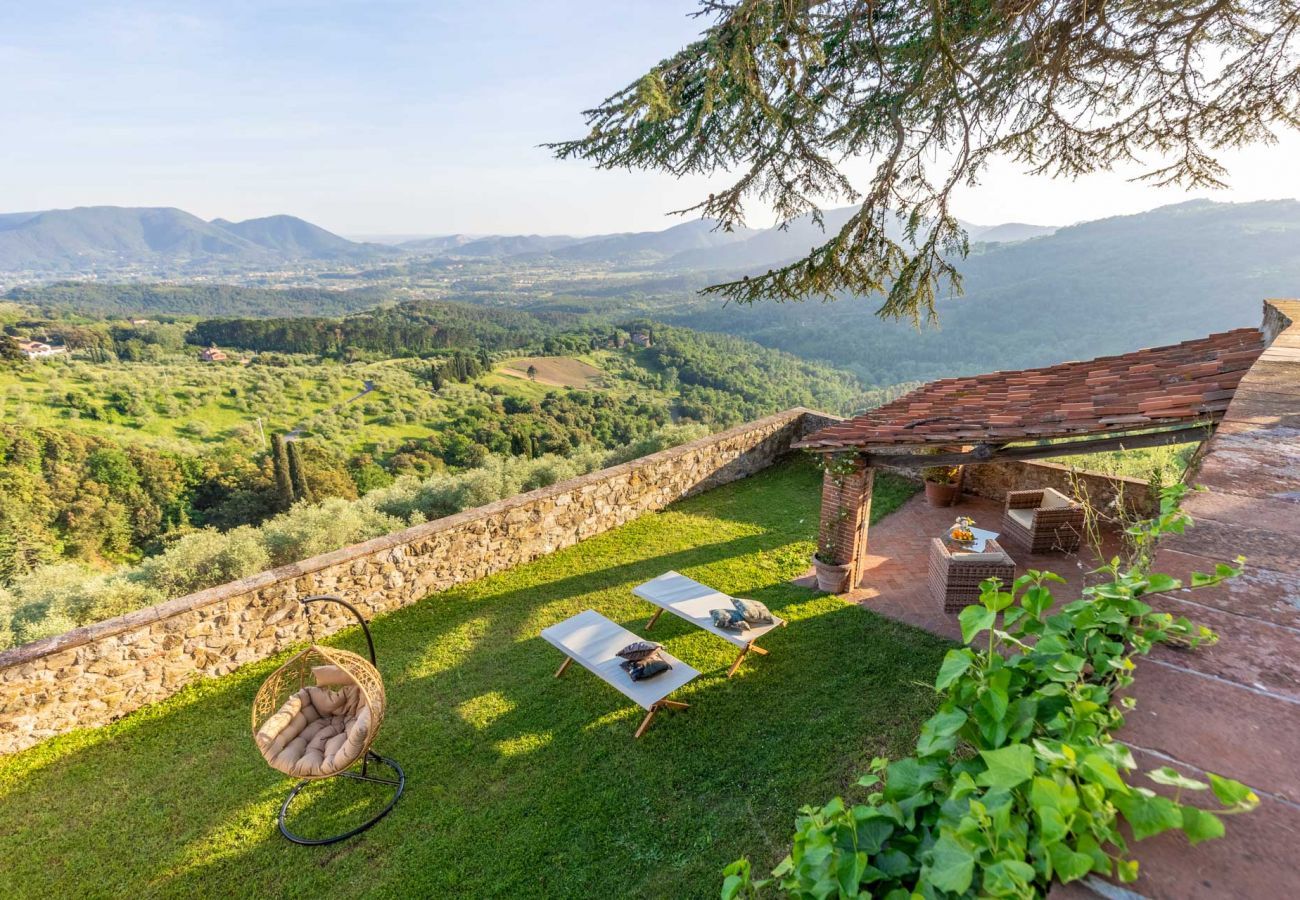 Villa a Lucca - VILLA BORBONE in Pieve Santo Stefano, a Luxury Renaissance Panoramic 9 Bedrooms Retreat Villa with Private Pool 