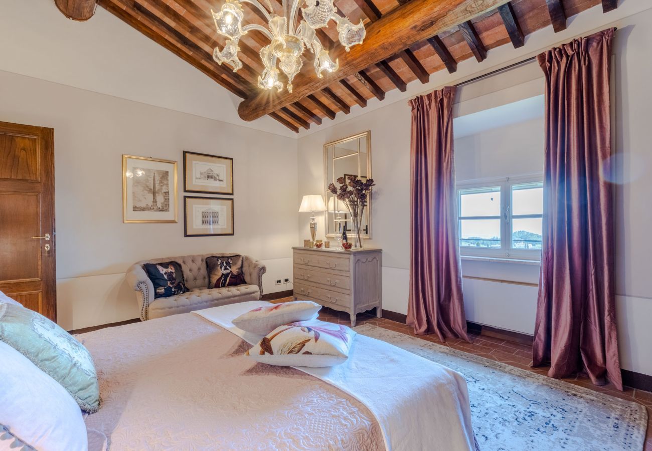 Villa a Lucca - VILLA BORBONE in Pieve Santo Stefano, a Luxury Renaissance Panoramic 9 Bedrooms Retreat Villa with Private Pool 