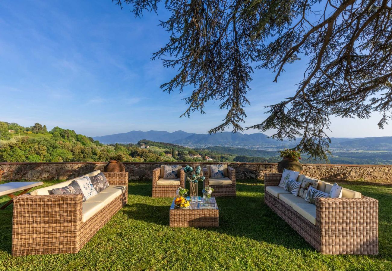 Villa a Lucca - VILLA BORBONE in Pieve Santo Stefano, a Luxury Renaissance Panoramic 9 Bedrooms Retreat Villa with Private Pool 