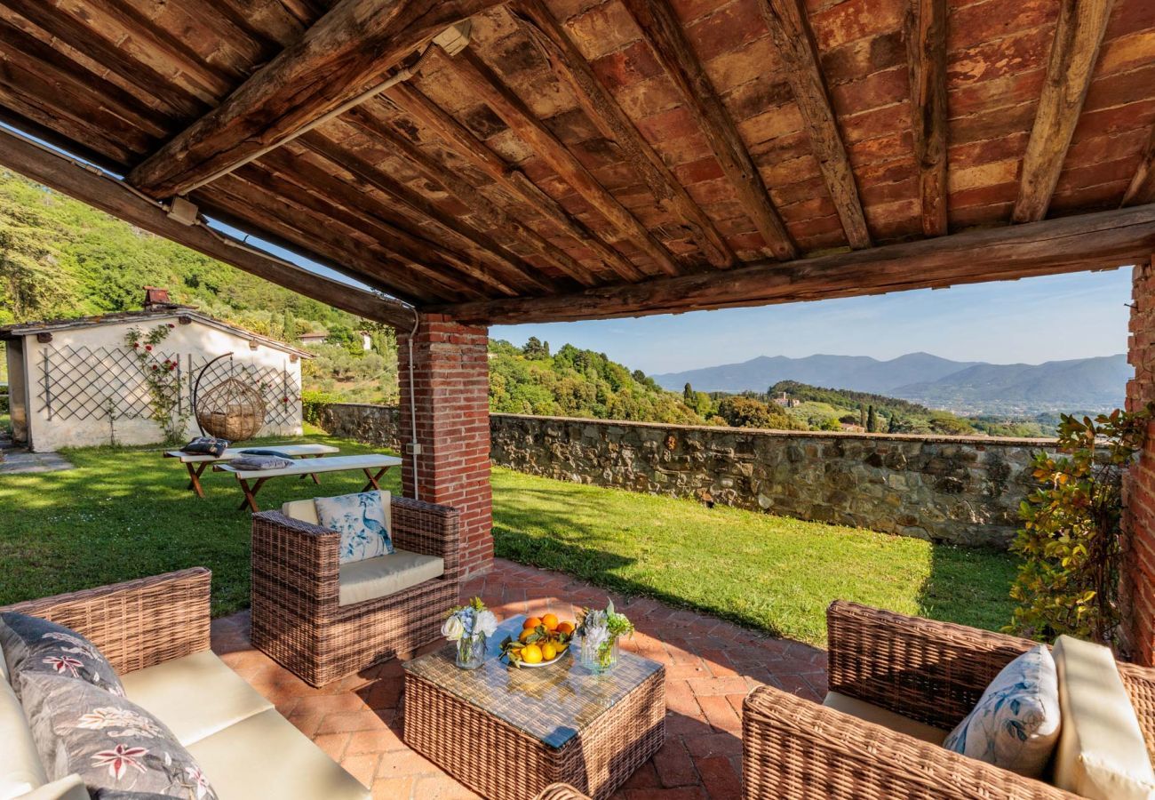 Villa a Lucca - VILLA BORBONE in Pieve Santo Stefano, a Luxury Renaissance Panoramic 9 Bedrooms Retreat Villa with Private Pool 