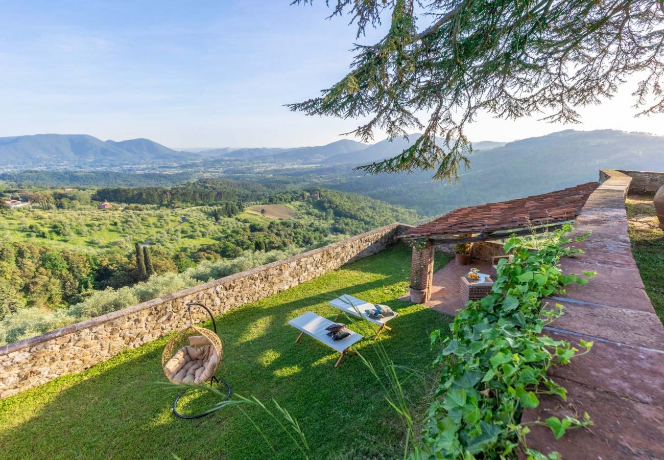 Villa a Lucca - VILLA BORBONE in Pieve Santo Stefano, a Luxury Renaissance Panoramic 9 Bedrooms Retreat Villa with Private Pool 