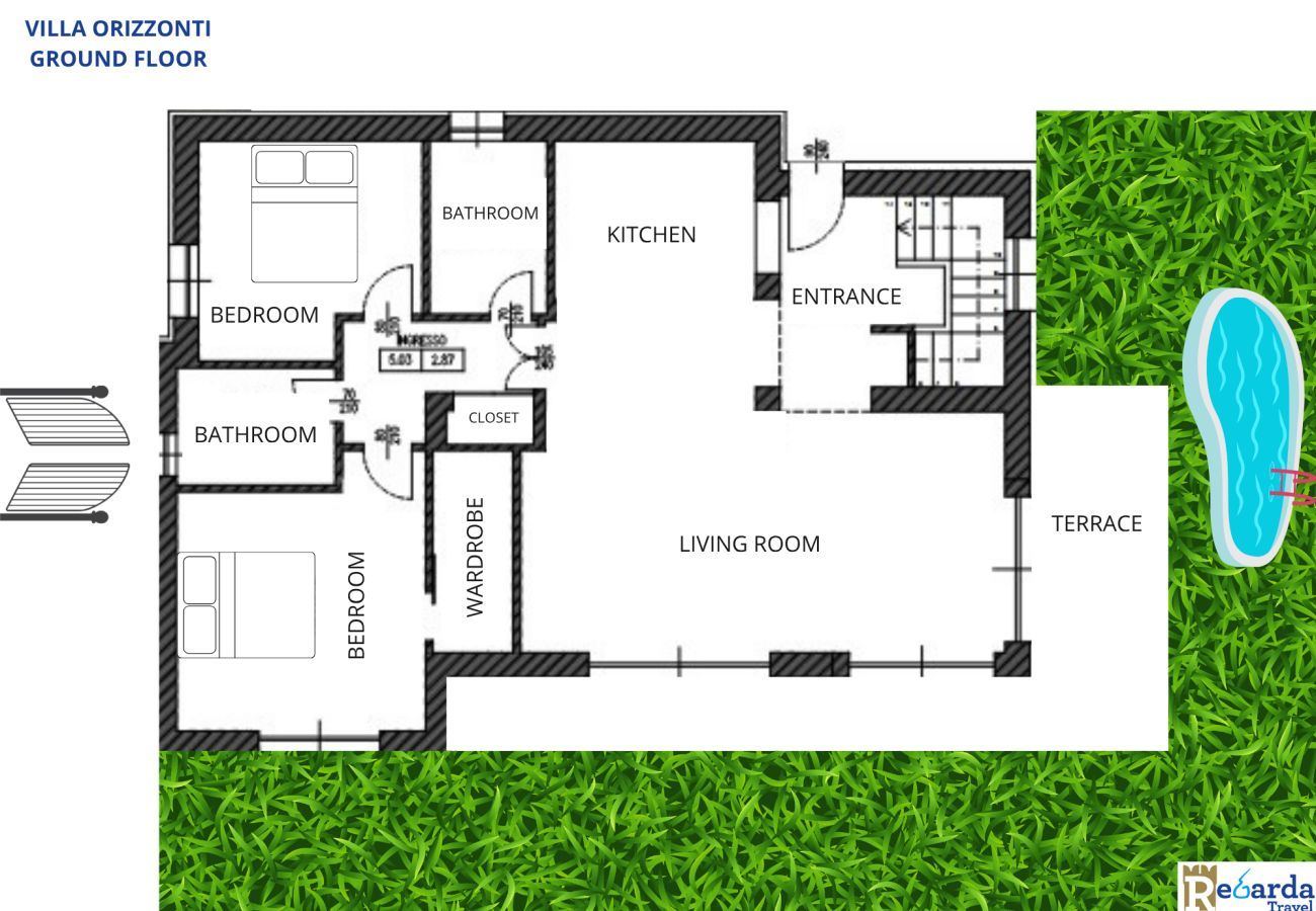 Villa a Bardolino - VILLA ORIZZONTI