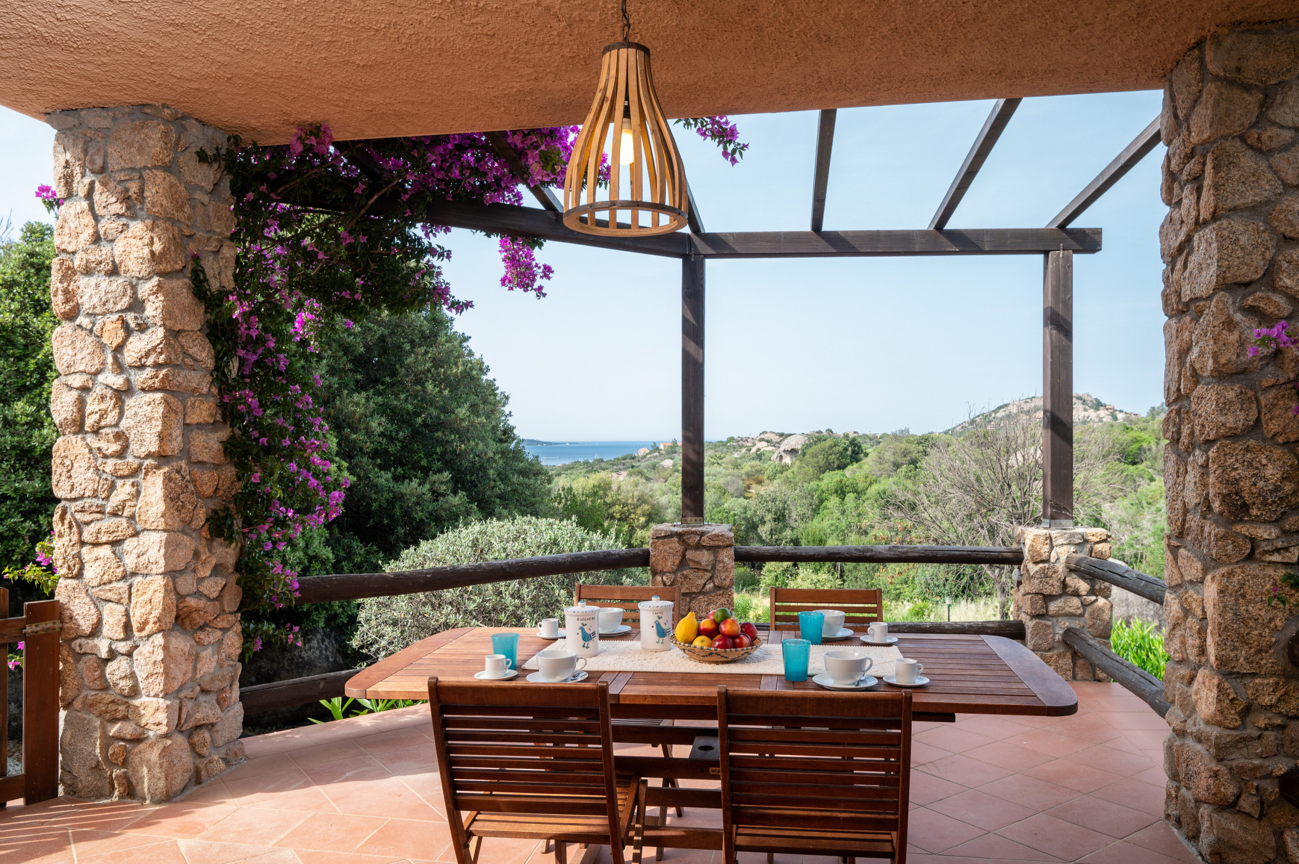  in Porto Rotondo - I Lecci 3 - Terrasse mit Meerblick und Privatsphäre in Porto Rotondo