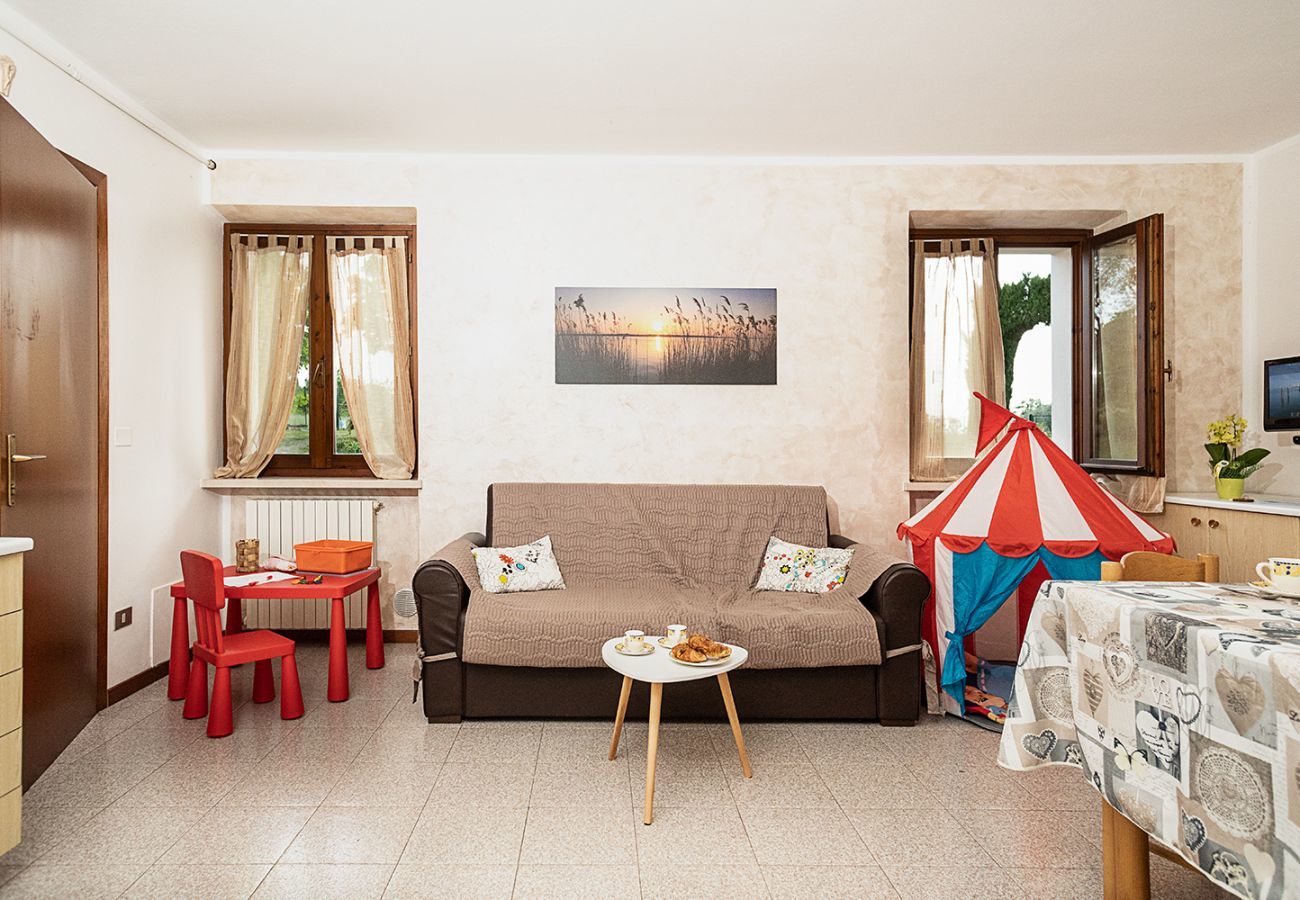Wohnung in Lazise - Regarda – Familienwohnung Rosa Tea 6 ideal für Kinder