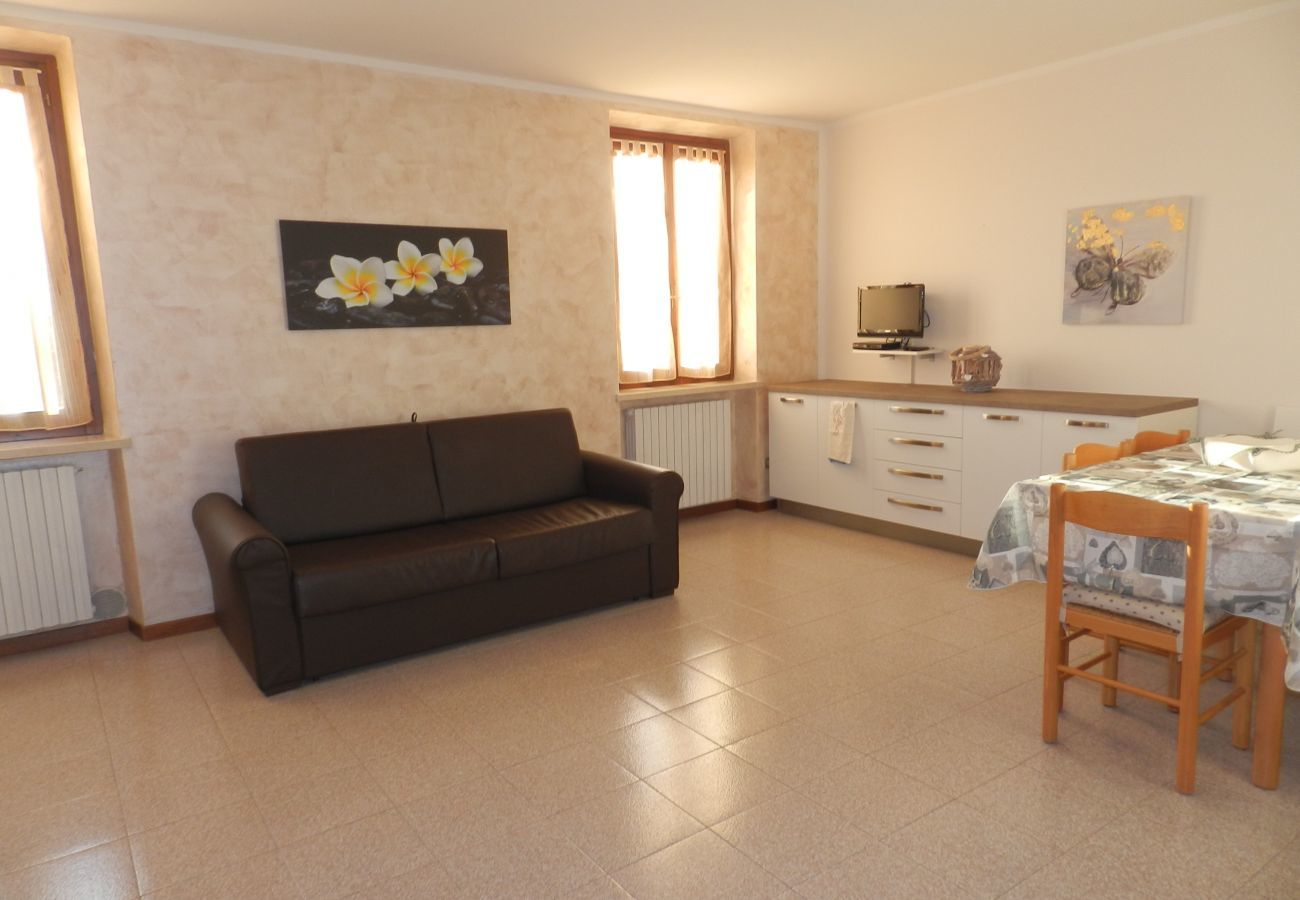 Ferienwohnung in Lazise - Regarda- Wohnung Rosa Alba 7 mit Campingplatz und Strand Eintritt