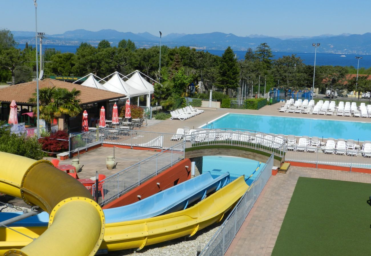 Ferienwohnung in Lazise - Regarda- Wohnung Rosa Alba 7 mit Campingplatz und Strand Eintritt