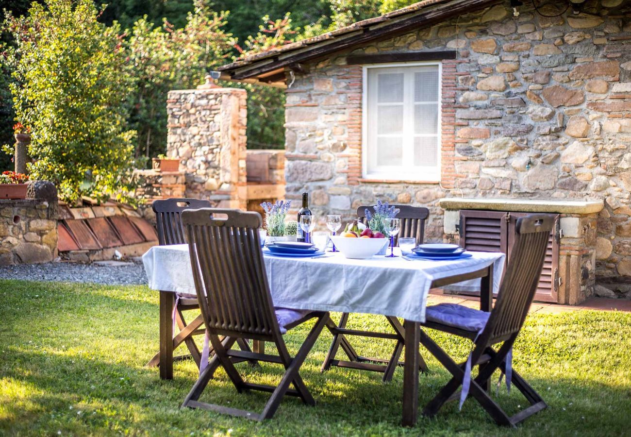 Villa in Pieve di Compito - A secret sweet idyllic retreat for 2 couples with private pool & air conditioning