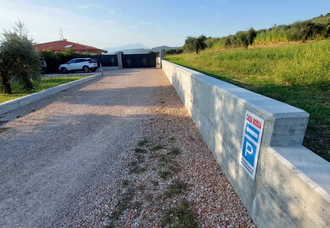 Ferienhaus in Bardolino - Regarda - romantisches  Rustico Casa Rossa 1 mit WLan, Klimaanlage