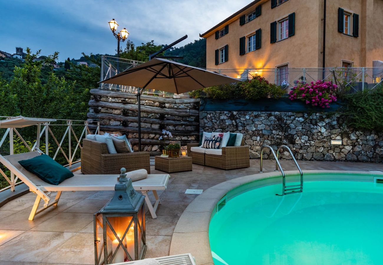 Villa in Camaiore - CASOLARE DEI COLLI Panoramic Private Pool, Lavish Interiors and a Gourmet Kitchen