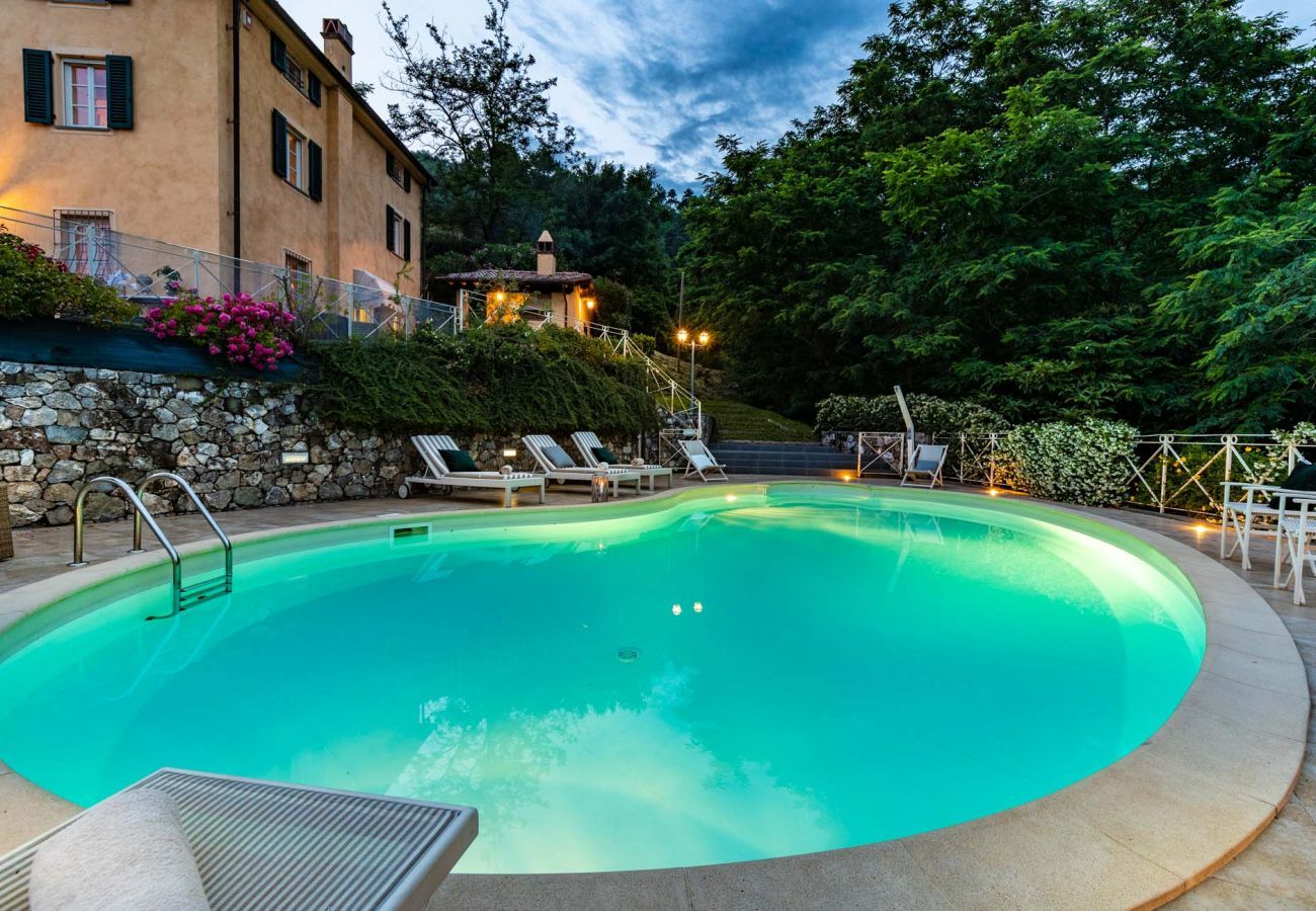 Villa in Camaiore - CASOLARE DEI COLLI Panoramic Private Pool, Lavish Interiors and a Gourmet Kitchen