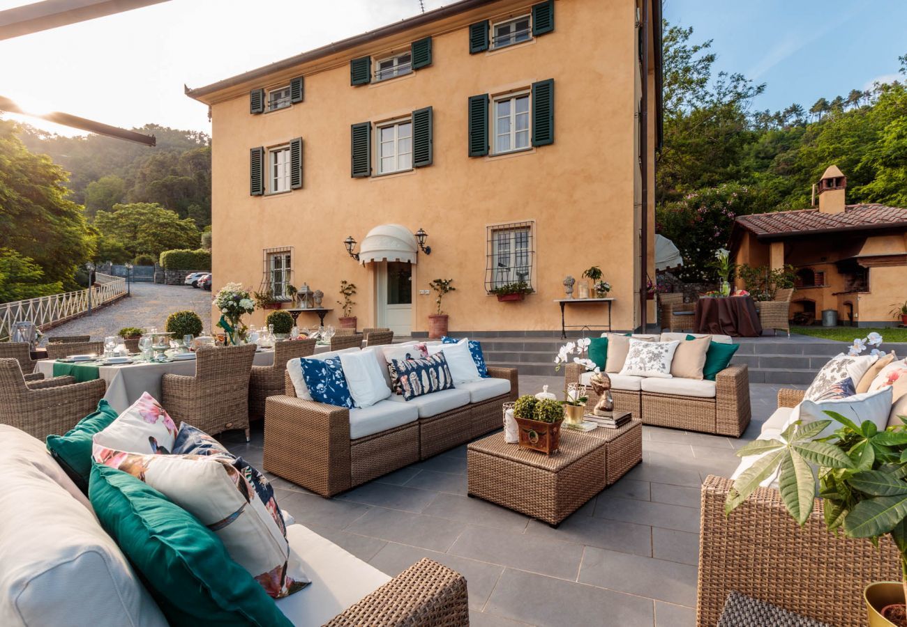 Villa in Camaiore - CASOLARE DEI COLLI Panoramic Private Pool, Lavish Interiors and a Gourmet Kitchen