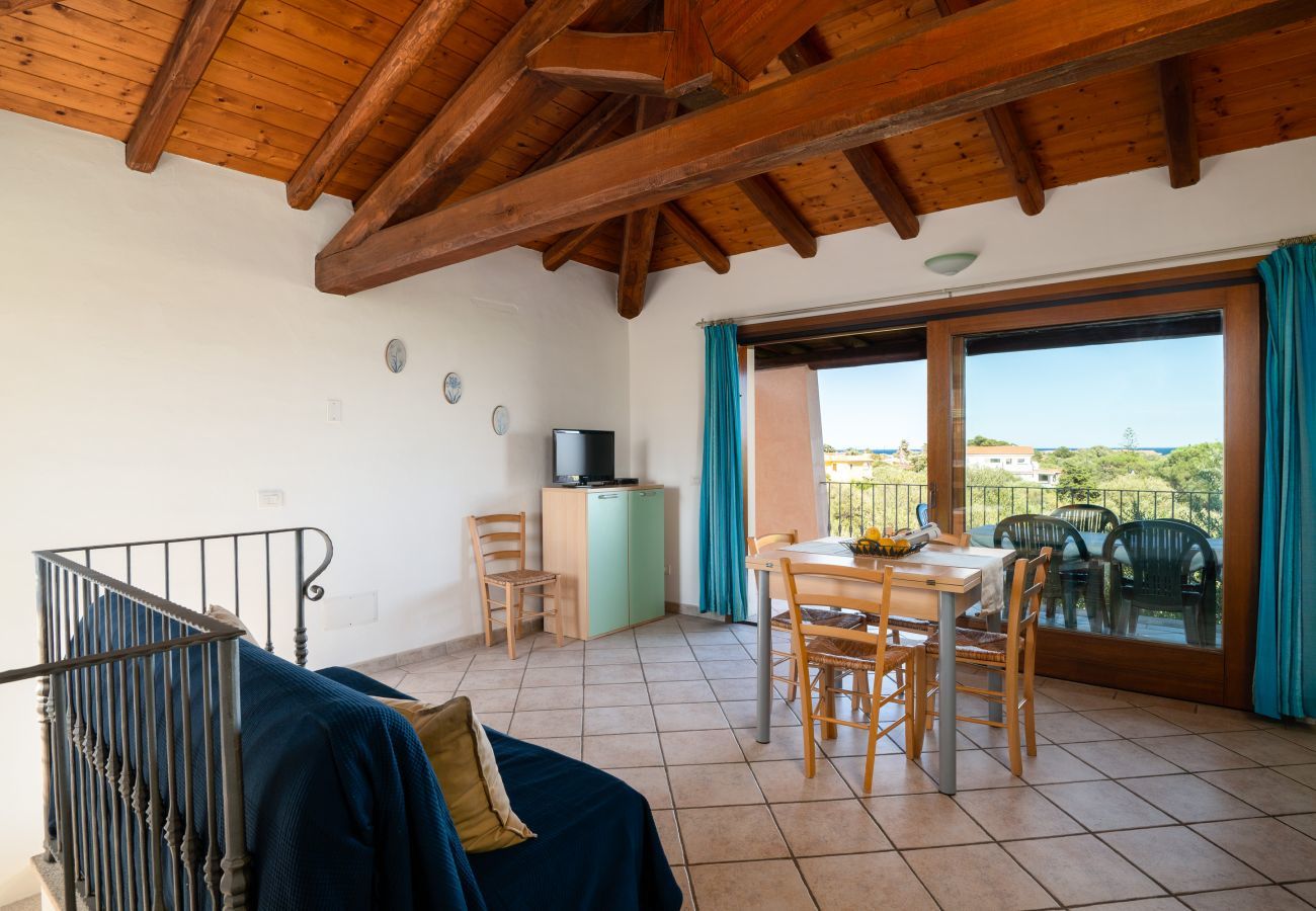 Ferienwohnung in Olbia - Rovo Flat 7 - Apartment mit Meerblick, 600 Meter vom Strand von Bados entfernt