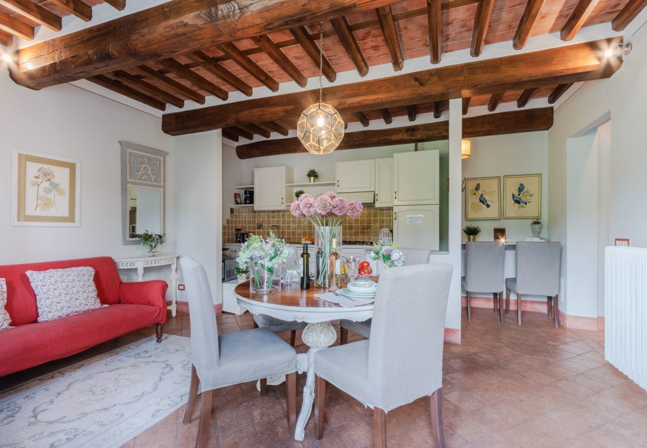 Ferienwohnung in Monte San quirico - Donato, Farmhouse Apartment with Pool
