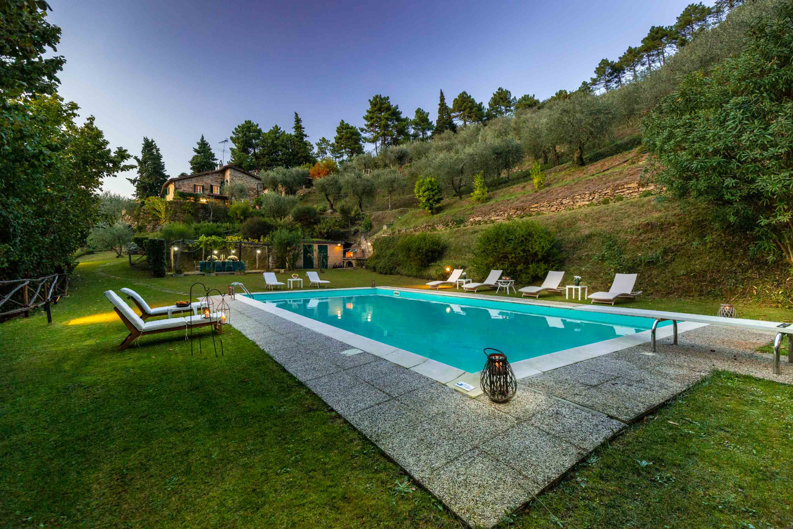 Villa/Dettached house in Santa Maria del giudice - Casa Nel Bosco, an extraordinary Tuscan Retreat with private pool