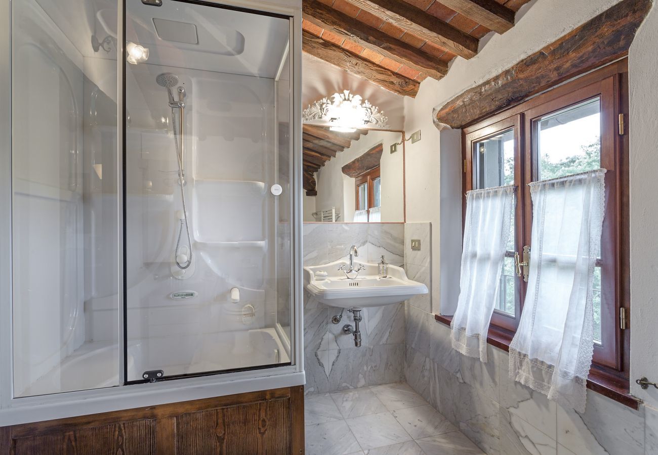 Villa in Lucca - VILLA CARCIOFAIA: Charming Luxury Tuscan Villa with Pool surrounded by Vineyards with Views over Lucca Town