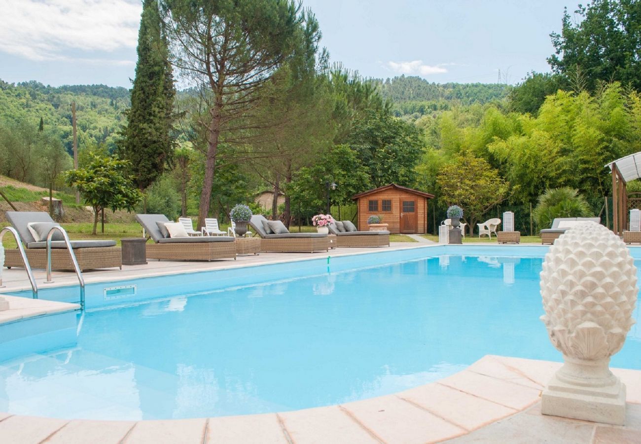 Villa in Camaiore - BICOCCHE FARMHOUSE: Country Stone Villa with Pool in Camaiore between Lucca & Beaches of Versilia