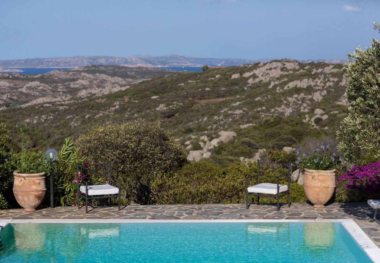 Villa in Santa Teresa Gallura - VILLA FRANCESCA with Private Infinity Pool View over La Maddalena Archipelago