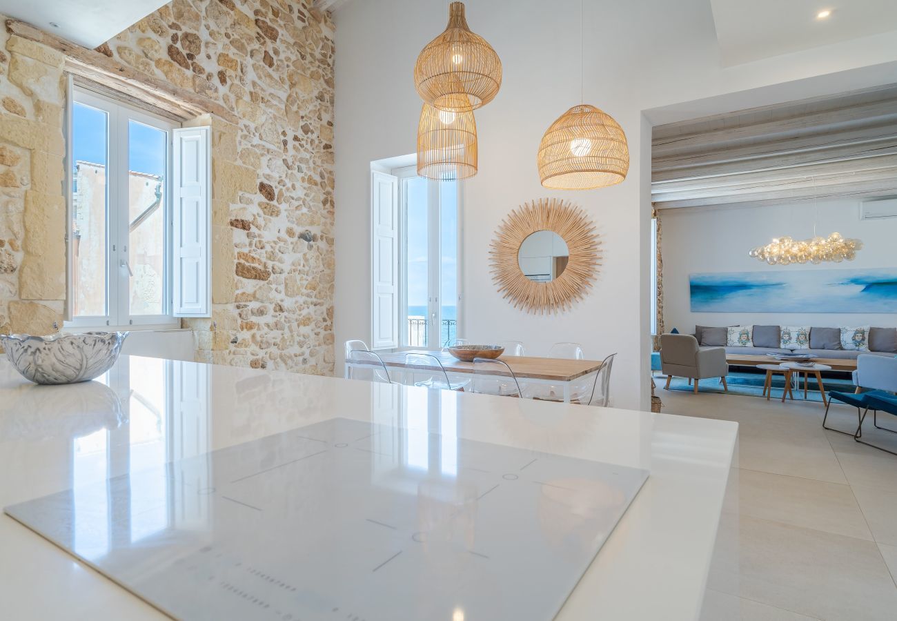 Apartment in Syracuse - Regine luxury apartment terrace sea view
