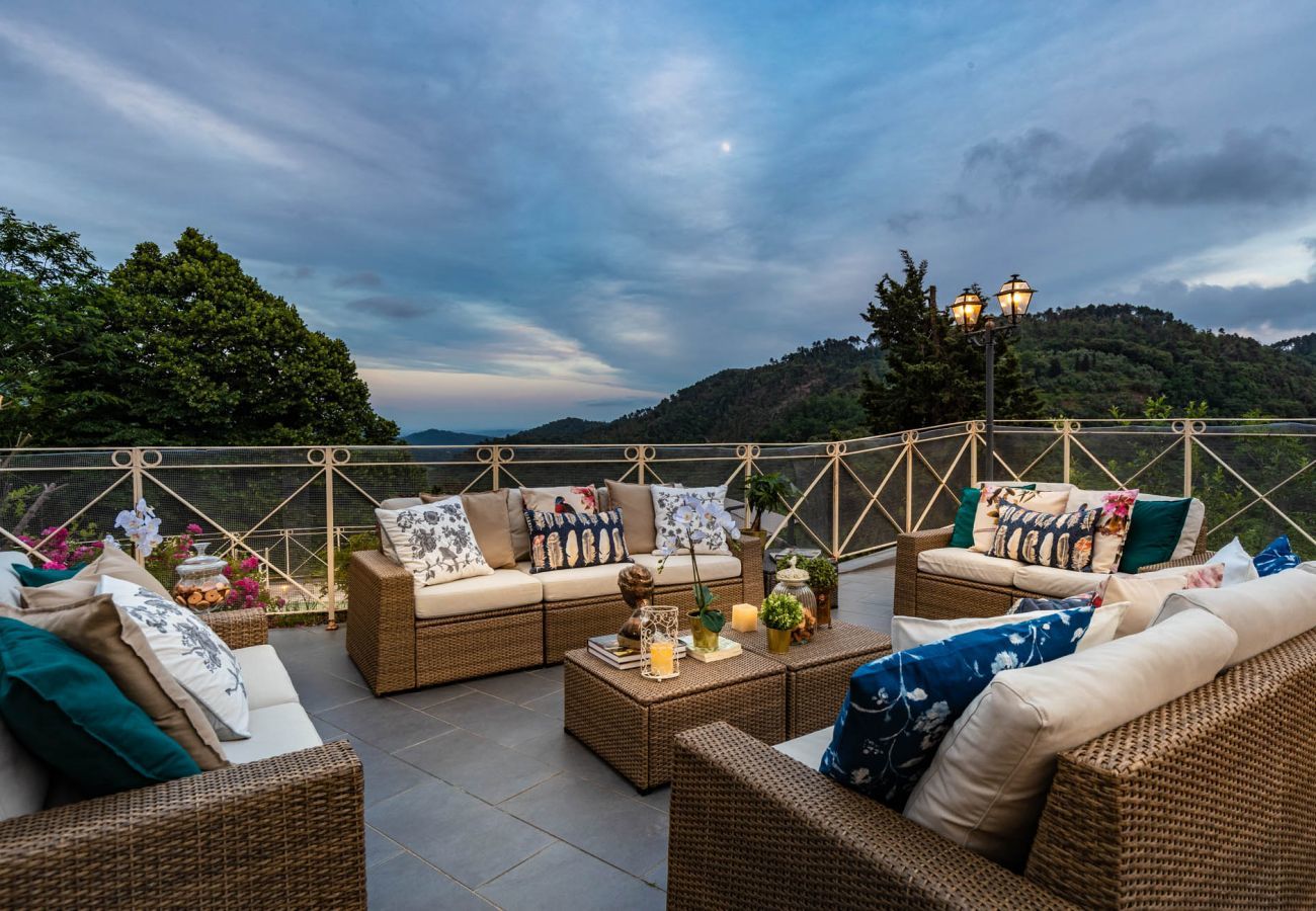 Villa in Camaiore - CASOLARE DEI COLLI Panoramic Private Pool, Lavish Interiors and a Gourmet Kitchen