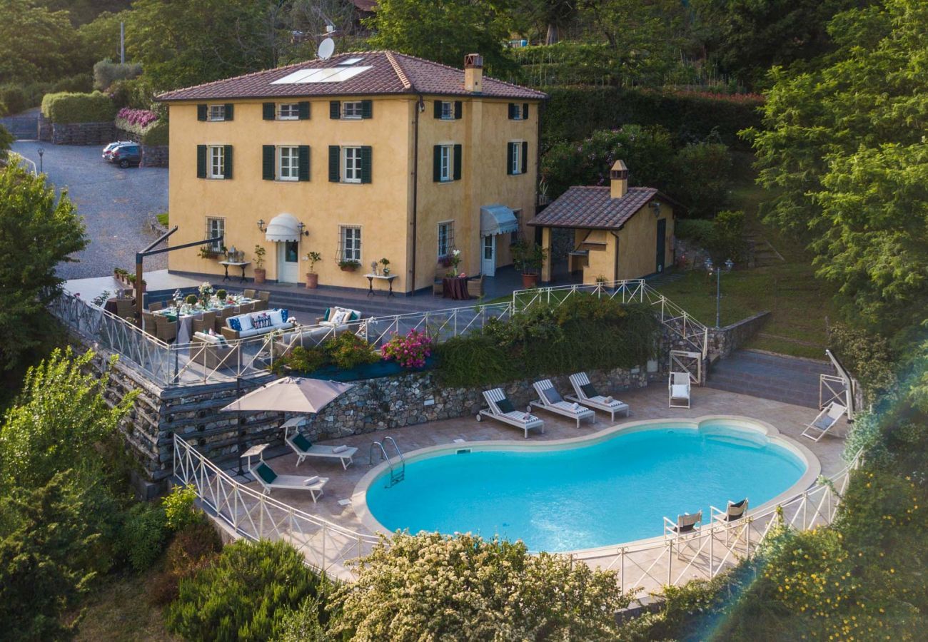 Villa in Camaiore - CASOLARE DEI COLLI Panoramic Private Pool, Lavish Interiors and a Gourmet Kitchen