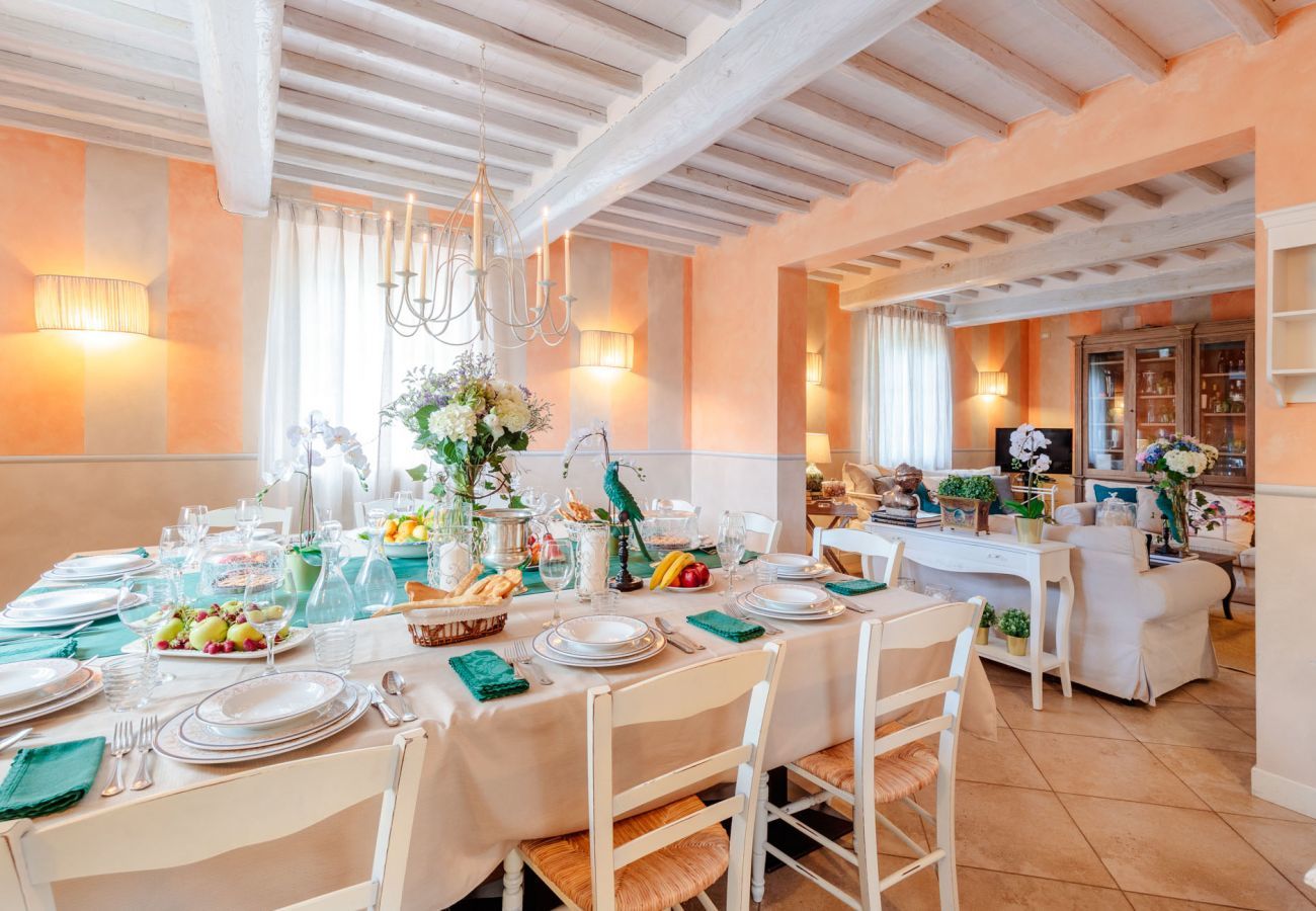 Villa in Camaiore - CASOLARE DEI COLLI Panoramic Private Pool, Lavish Interiors and a Gourmet Kitchen