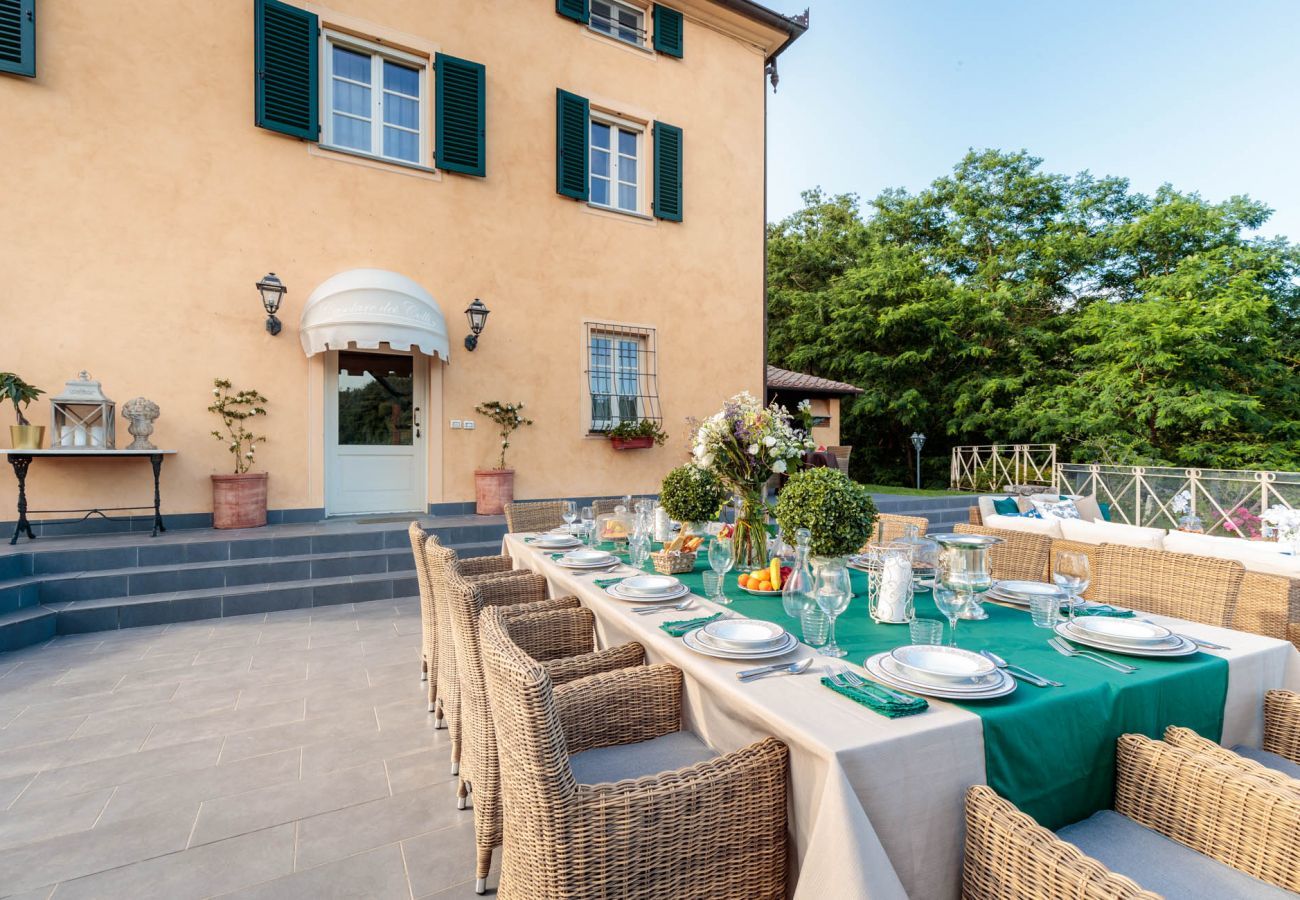 Villa in Camaiore - CASOLARE DEI COLLI Panoramic Private Pool, Lavish Interiors and a Gourmet Kitchen