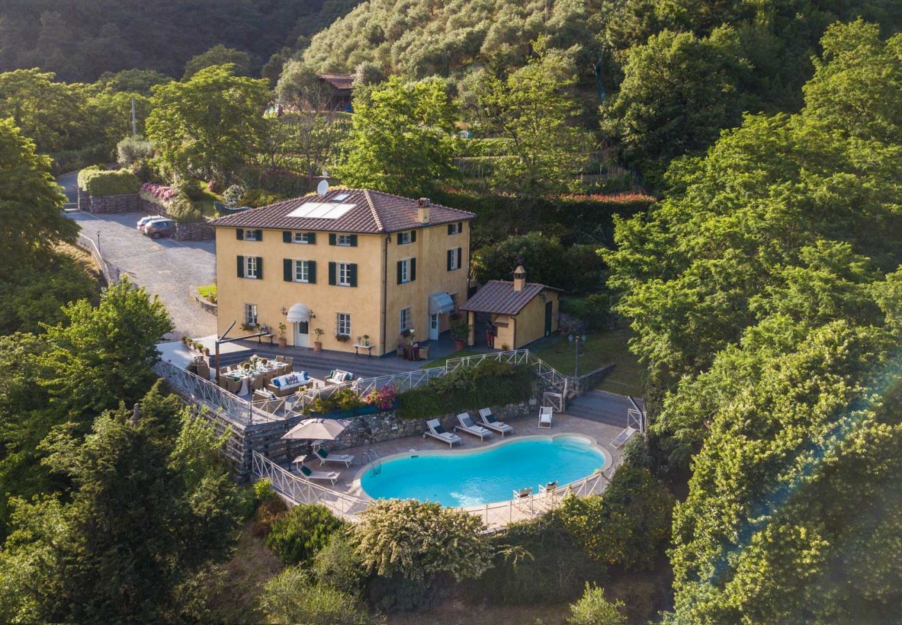 Villa in Camaiore - CASOLARE DEI COLLI Panoramic Private Pool, Lavish Interiors and a Gourmet Kitchen