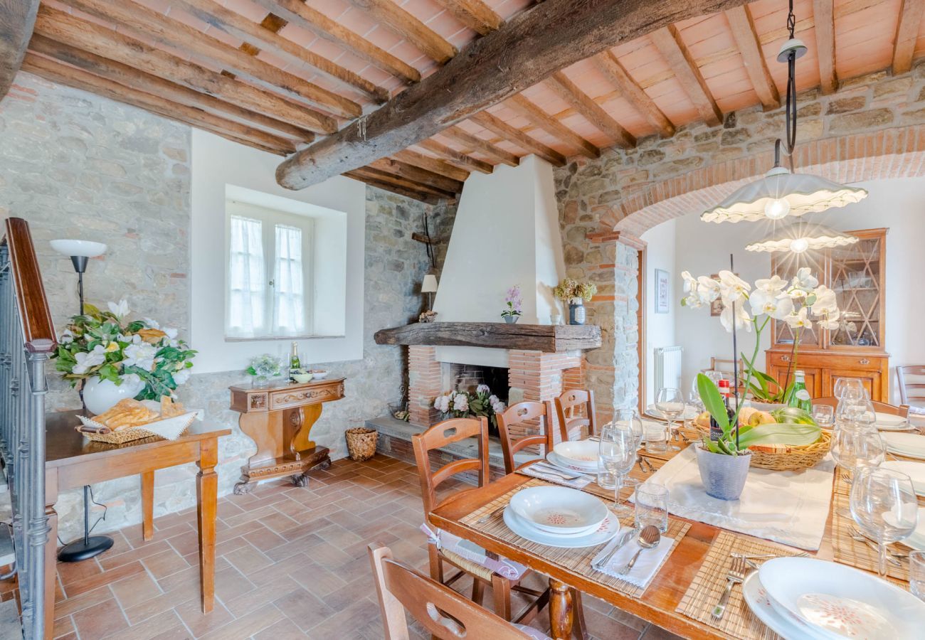 Villa in Lucca - Tuscan Fizz, a traditional Stone Farmhouse with Private Pool and Amazing View among the Vineyards in Lucca