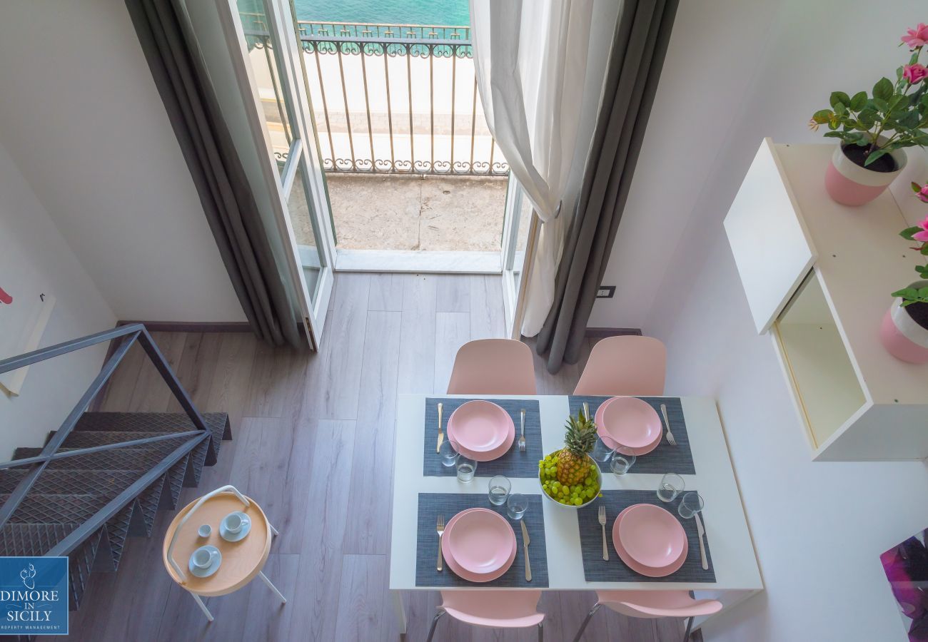 Appartement à Syracuse - Alfeo bellevue, romantic Suite with terrace view, by Dimore in Sicily