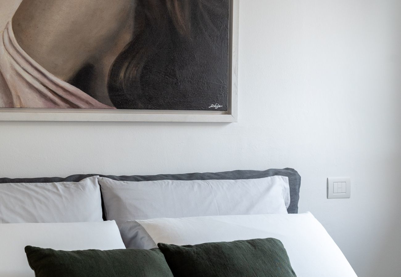 Villa Azul - chambre double avec détails modernes dans villa de luxe en Sardaigne