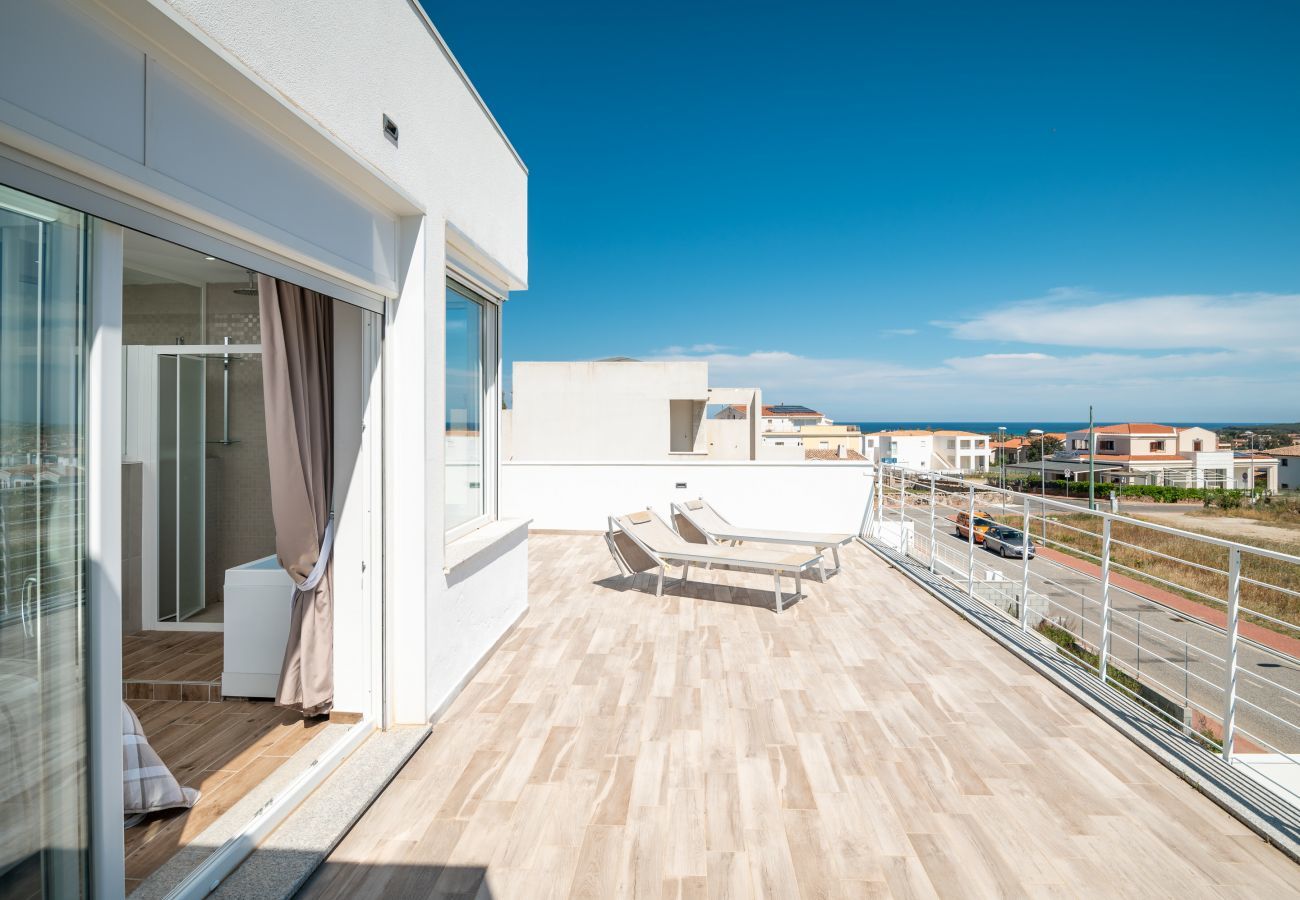 Villa à Budoni - Villa Square - maison de vacances moderne avec piscine en Sardaigne