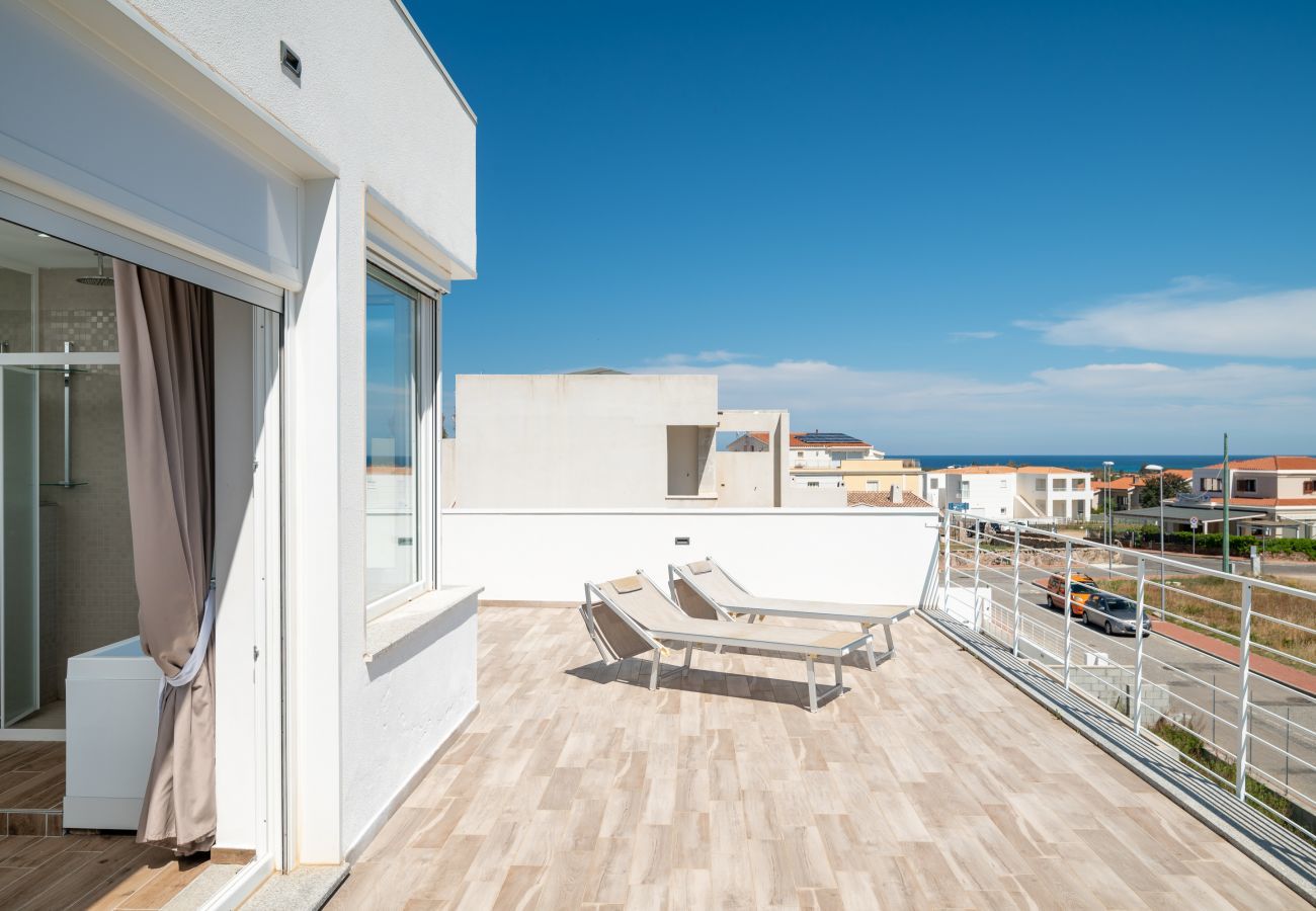 Villa à Budoni - Villa Square - maison de vacances moderne avec piscine en Sardaigne